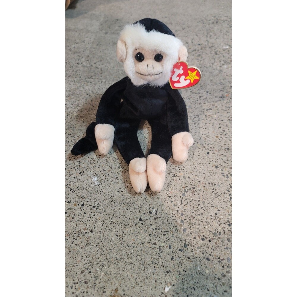 Retired Ty Beanie Baby Mooch The Monkey MINT Tags 1998
